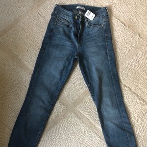 GOOD AMERICAN Women's Blue Denim Good Legs Skinny